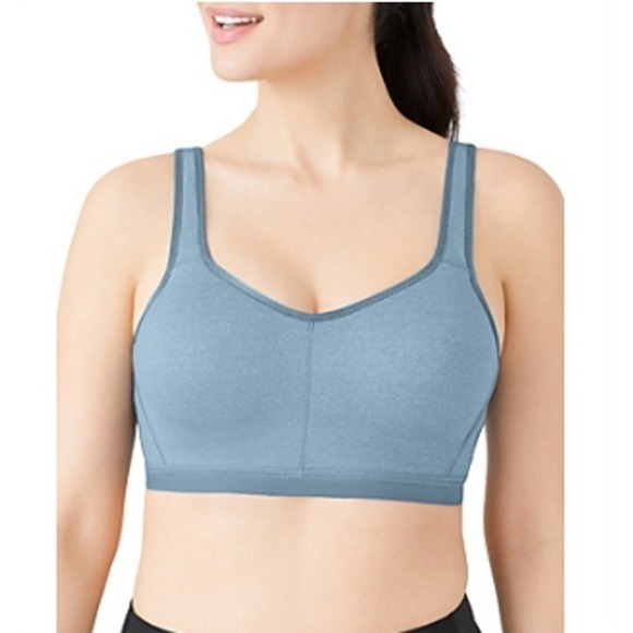 NWt Wacoal 38C High Impact Underwire Sports Bra 855229 Blue #92022